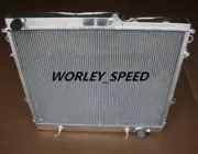 2 Cores Aluminum Radiator For Aftermarket Landcruiser 200 Series 4.5TD V8 AT/MT
