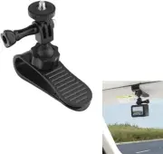 Car Sun Visor Mount for Insta360 X4 X3 X2 DJI Osmo Pocket 3 Action 4 3 Gopro 12