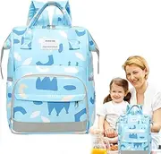 Baby Changing Backpack, Portable Multifunction Baby Changing Bags, Large Capacity Travel Backpack with Pockets for Mothers, Baby Bottles & Diapers Storage