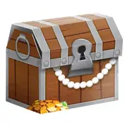 Pirate Treasure Chest Shaped Favour Treat Boxes 8pk