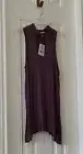 PINK REPUBLIC Sz L Mauve, Dusty Rose, Purple Sleeveless key hole chocker top New