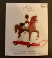 HALLMARK Keepsake 2008 A Pony for Christmas Ornament 11th in series