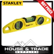 Stanley Torpedo Level 229mm 9" FATMAX Magnetic Die Cast Body Spirit Level 43-603