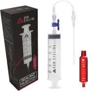 Tubeless Sealant Injector Syringe and Presta Valve Core Removal Tool by Designed