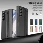 For Samsung Z Fold 3 4 5 6 Hard PC Case with Hinge Screen Protector S Pen Slot