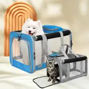 Pawz Pet Carrier Bag Foldable Dog Cat Soft Crate Travel Cage Portable Car Kennel