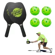 Graphite Pickleball PP Paddle Set 2 Paddles With 4 Balls And Sling Bag NEW