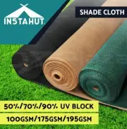 Instahut Shade Cloth Sail 50% 70% 90%UV Mesh Roll Garden Outdoor free delivery