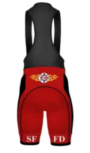 Fireman Shorts SFFD - Cycling, San Francisco Fire Dept Cycling Bib Shorts