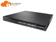 Cisco WS-C3650-24TD-S 24-Port 2x 10G SFP+ Ethernet Switch 2x PWR-C2-250WAC