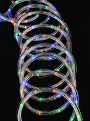 Multi Colour LED Outdoor Christmas Rope Light - 30m