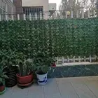 Artificial Hedges Fence,Artificial Faux Green Leaf Privacy Screen Panel
