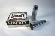 VINTAGE ODYSSEY LIBERTY STEEL AXLE PEGS 3/8" CHROME IN PAIR OLD SCHOOL NEW