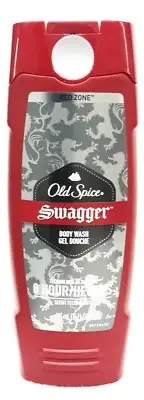 1 Old Spice Red SWAGGER 8 Hour Scent Technology Body Wash Shower Gel Men, 16 Oz.