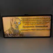 Benjamin Banneker Engraved Lightbox – Inspirational Quote, Black History Month