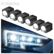 6pcs 1.5" LED Projector Lens Motor Car Headlight Bulbs Mini Spot Light Universal