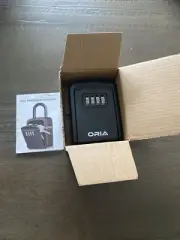 Padlock & Digit Combination Key Lock Storage Steel Safe Security Code Box Case