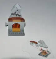 LEGO MARVEL 2023 ADVENT CALENDAR - # 11 FIREPLACE WITH MJOLNIR HAMMER LOOSE