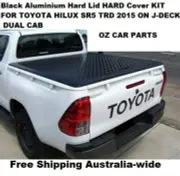 Black Aluminium Hard Lid HARD Cover FOR TOYOTA HILUX 2015 2020 FULL KIT NEW