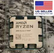 (New) AMD Ryzen 5 7500F 6-Core 12-Thread Socket AM5 CPU Processor OEM Tray