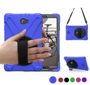 MCC Heavy Duty Strap Samsung Galaxy Tab A 10.1" T580 T585 Kids Case Cover [Blue]