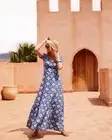 Mister Zimi Dress BNWT Berber Juliet Maxi Size AU 12 | US 8 Short Sleeve V Neck