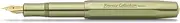 Kaweco COLLECTION Fountain Pen Olivine I Premium Aluminium Fountain Pen with Steel Nib for Ink Cartridges Including Metal Box I Exclusive Pen 12.7 cm I Nib: F (Fine)