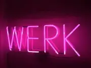 Werk Pink Neon Sign Light Display Gift Room Workshop Neon Light 14"