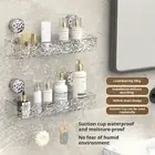 Design Storage Organizer Drainage Rack Caddy Suction Cup Shelf Capacity