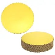 30 Pcs Cardboard Cake Rounds, 12 Inch Cake Board for Desserts, Gold