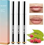 Detachable Peel-Off Lip Liner and Stain - Long Lasting, Matte, Waterproof Tattoo Lip Liner for All Types of Lips (Light Brown)
