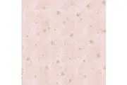 Crown Starlight Stars Wallpaper (Pink/Gold) (One Size)