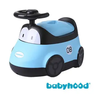 【傳佳知寶】Babyhood 小汽車座便器 3色可選 贈馬桶刷不挑色(自主學習戒尿布的座便器)