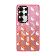 Galaxy S25 Ultra Impact Magnetic Case Ying Yang Check Mate - Sunset Gradient