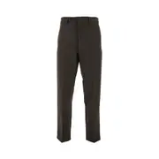 [EMPORIO ARMANI] EMPORIO ARMANI Viscose-blend pants with elasticated waist Man 46 46 Brown