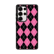 Galaxy S25 Ultra Impact Case ARGYLE PINK