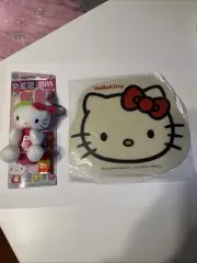 Plush PEZ Candy Dispenser and Clip Key Chain NEW In Package HELLO KITTY