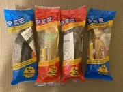 Vintage Star Wars Pez Dispensers 4 Lot New in Package-Vader, Yoda, C-3PO, Chewy