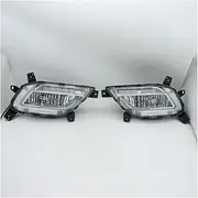 TDTAPN Front Bumper Daytime Running Light Day Light Fog Light Compatible for Kia KA for 2017 2018 2019
