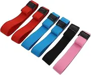 Didiseaon 6pcs Colorful Elastic Fixing Straps for Portable Food Container Straps Fits Lunch Boxes Circumference for Meal Prep and Storage