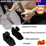 Rubber Weight Lift Dumbbell Gym Hand Protector Anti-Slip Workout Grips NW