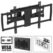 60 70 72 80 82 90 100" inch Large Full Motion TV Wall Mount Bracket LCD LED VESA