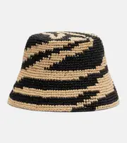 [Zimmermann] Zimmermann Raffia bucket hat One Size brown