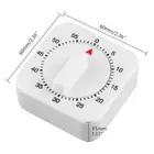 Egg Square Shaped KitchenCooking Timer 60Minute Count Alarm Sale Mechanical E0C8