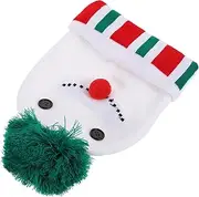 [VALICLUD] Xmas Knitted Hat for Warm Snowman Design Elastic Comfortable Beanie for Outdoor Activities for Boys