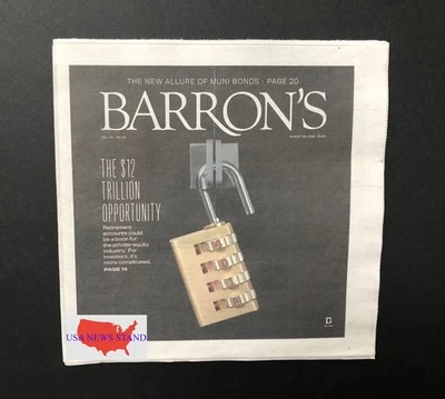 BARRONS FINANCIAL NEWS MONDAY AUGUST 25, 2025 ($12 TRILLION OPPORTUNITY -EQUITY)