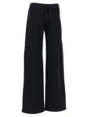 [Off-White] Off-White-Round Pantaloni Nero-Donna XS Black