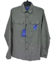NWT APT 9 Men's Aspen Olive long sleeve button down soft touch Shirt Size S