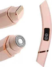 Ice Massage Comb, Women Electric Trimmer, Precision Hair Trimmer, With Portable & Travel-Friendly, Gentle On Sensitive Skin, Pink, For Armpits, Face, Underarms, Bikini