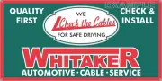 WHITAKER AUTOMOTIVE CABLES GAS STATION OLD SIGN REMAKE ALUMINUM SIZE OPTIONS